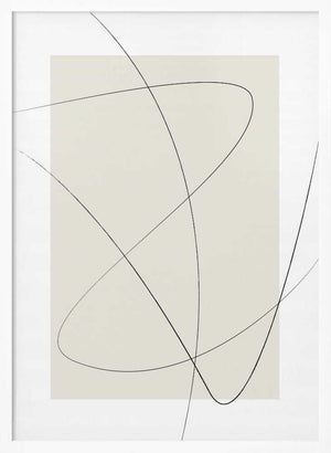 Tablou înramat „Beige Abstract” de Oju Design