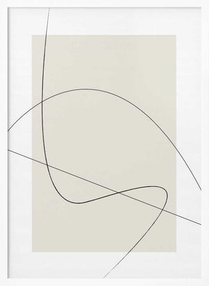 Tablou înramat „Beige Abstract” de Oju Design