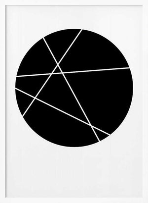 Tablou înramat „Circle Line” de Oju Design