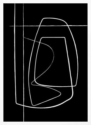 Tablou înramat „Bwlines2f Oju 2x3” de Oju Design