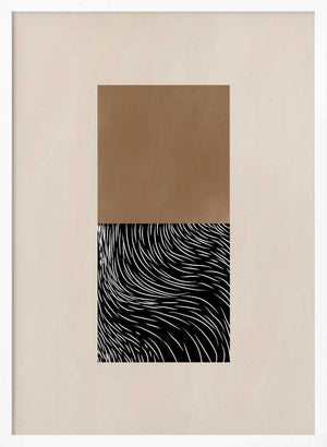 Tablou înramat „Geometric and Organic Shapes” de Elena Ristova