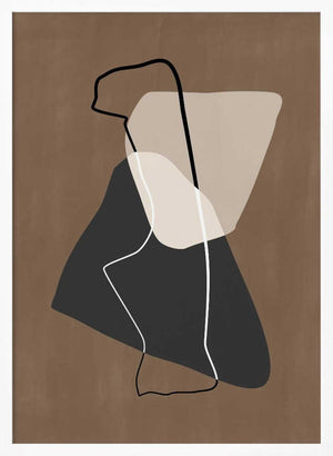 Tablou înramat „Abstract Silhouette” de Elena Ristova