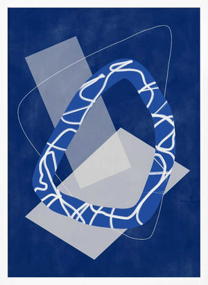 Tablou înramat „Geometric Flow” de Elena Ristova
