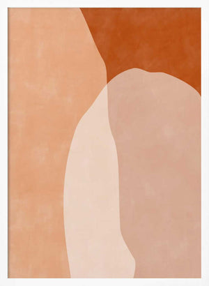 Tablou înramat „Earthy Layers” de Elena Ristova