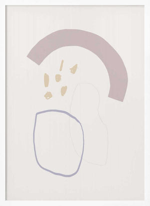 Tablou înramat „Gentle Curves Dance” de uplusmestudio
