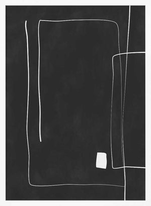 Tablou înramat „Minimal Linescape” de Elena Ristova