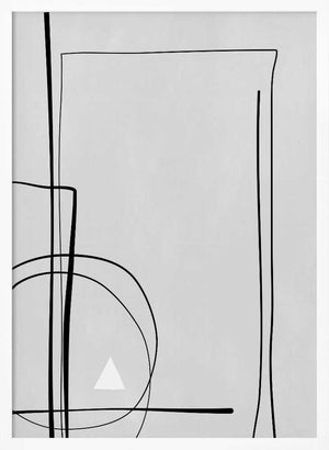 Tablou înramat „Lines and Angles” de Elena Ristova