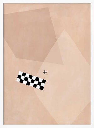 Tablou înramat „Geometric Balance” de Elena Ristova