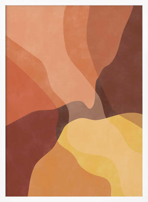 Tablou înramat „Earthy Harmony” de Elena Ristova