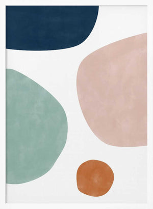 Tablou înramat „Colorful Shapes” de Elena Ristova