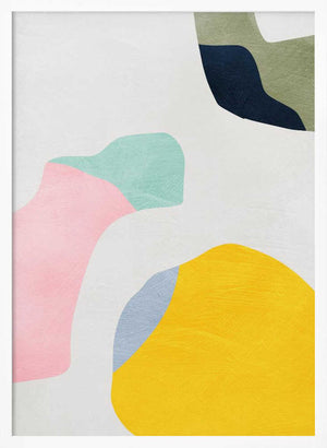 Tablou înramat „Pastel Minimal shapes” de Ana Rut Bre