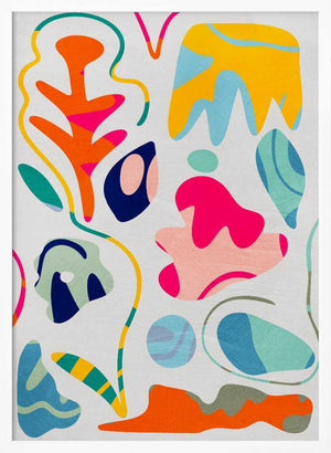 Tablou înramat „Matisse inspired shapes” de Ana Rut Bre