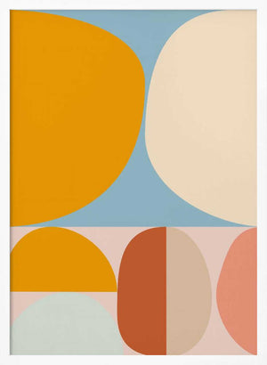 Tablou înramat „Mid Century Pastel 15” de Ana Rut Bre