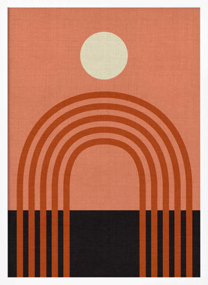Tablou înramat „Geo Shapes Fall 21 Arc” de Ana Rut Bre