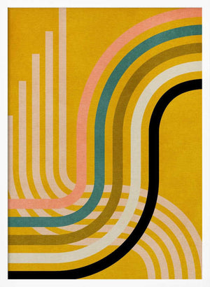 Tablou înramat „Rainbow Suns 9 Kopie” de Ana Rut Bre