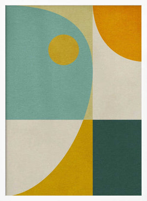 Tablou înramat „Rainbow Plus Shapes10” de Ana Rut Bre