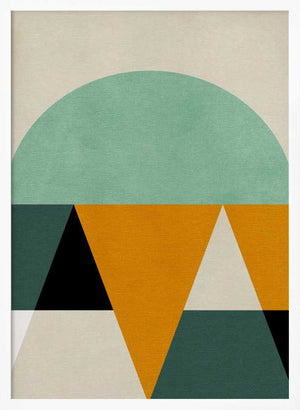 Tablou înramat „Rainbow Plus Shapes4” de Ana Rut Bre