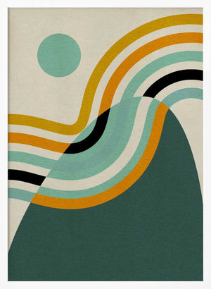 Tablou înramat „Rainbow Plus Shapes2” de Ana Rut Bre