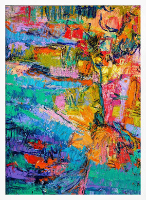 Tablou înramat „Abstract Color Palette” de Dorothy Fagan