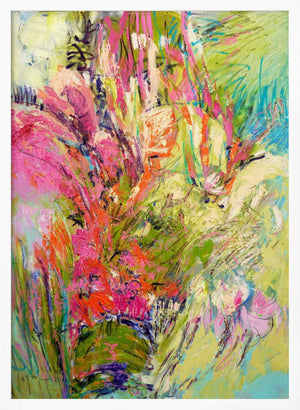 Tablou înramat „Expressionist Colorful Abstract” de Dorothy Fagan