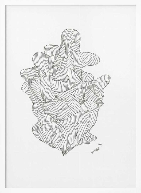 Tablou înramat „Coral Jpeg” de Lor Muller