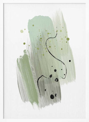 Tablou înramat „Planet Green-2” de Sally Ann Moss