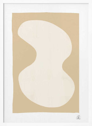 Tablou înramat „Yellow Blob Poster” de Lisa Ketty