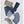 Tablou înramat „Blue & Brown Paint Blocks” de Orara Studio