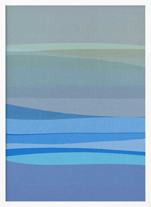 Tablou înramat „Blue Abstract I” de Orara Studio