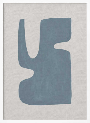 Tablou înramat „Mid Century Blue I” de Orara Studio