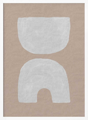 Tablou înramat „Mid Century Brown I” de Orara Studio