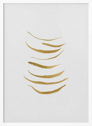Tablou înramat „Minimalist Gold Painting” de Orara Studio