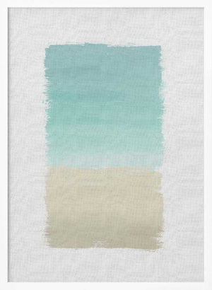 Tablou înramat „Turquoise Abstract” de Orara Studio