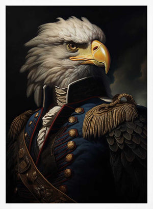 Tablou înramat „Bird In Costume 1” de Bilge Paksoylu