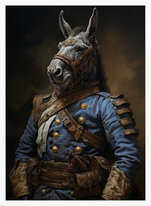 Tablou înramat „Donkey In Costume 4” de Bilge Paksoylu