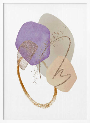 Tablou înramat „Cool Shapes 3” de Sally Ann Moss