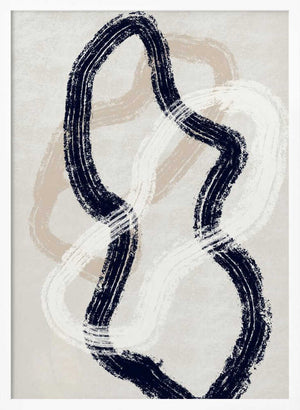 Tablou înramat „Abstract Lines” de Anne-Marie Volfova