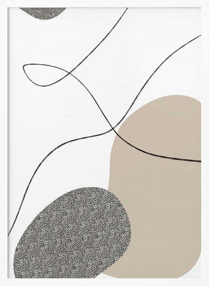 Tablou înramat „Abstract Bubbles” de Anne-Marie Volfova