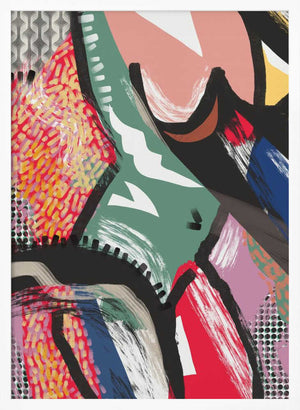Tablou înramat „Vibrant Colorful Abstract” de Little Dean