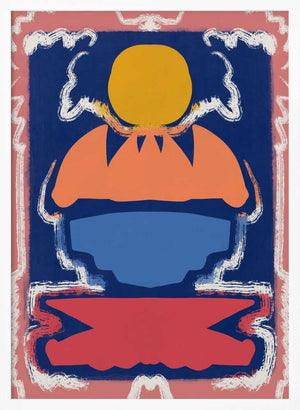 Tablou înramat „Bold Geometric Shapes and Vivid Colors” de Little Dean