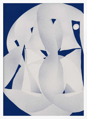 Tablou înramat „Paper Sculpture Abstract” de Little Dean