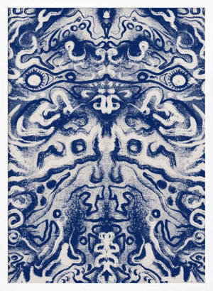 Tablou înramat „Symmetrical Ink Patterns” de Little Dean