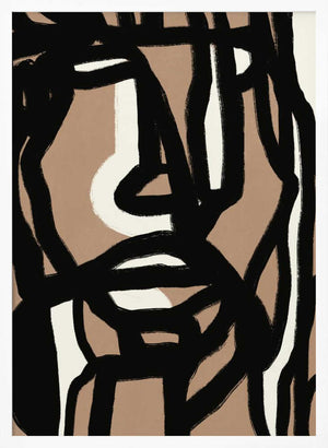 Tablou înramat „Bold line composition 09” de Little Dean