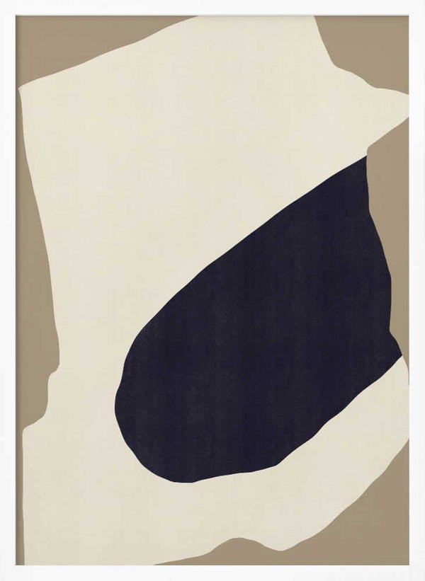 Tablou înramat „Contrasting Shapes” de Little Dean