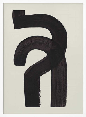 Tablou înramat „Ink Motif 39” de Ejaaz Haniff