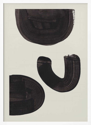Tablou înramat „Ink Motif 43” de Ejaaz Haniff