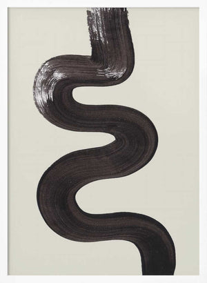 Tablou înramat „Ink Motif 47” de Ejaaz Haniff