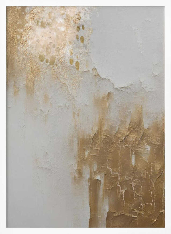 Tablou înramat „Marble in Gold” de Sally Ann Moss