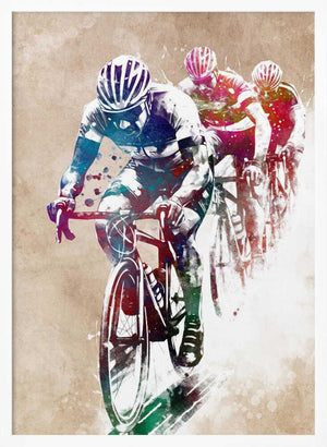 Tablou înramat „Sport Cycle racing” de Justyna Jaszke
