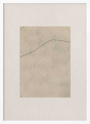 Tablou înramat „Line on Whispered Beige” de THE MIUUS STUDIO